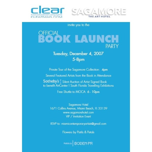 Miami Artist Book Party