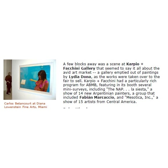 Maximum Miami by Walter Robinson, Artnet