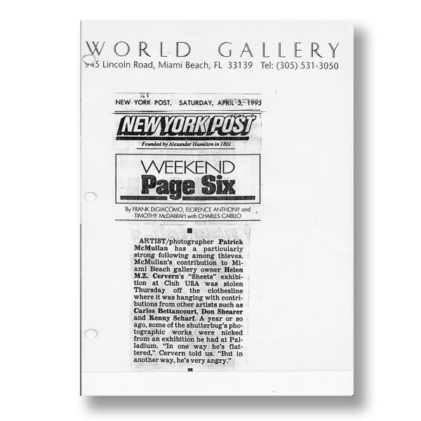 Weekend PAGE SIX