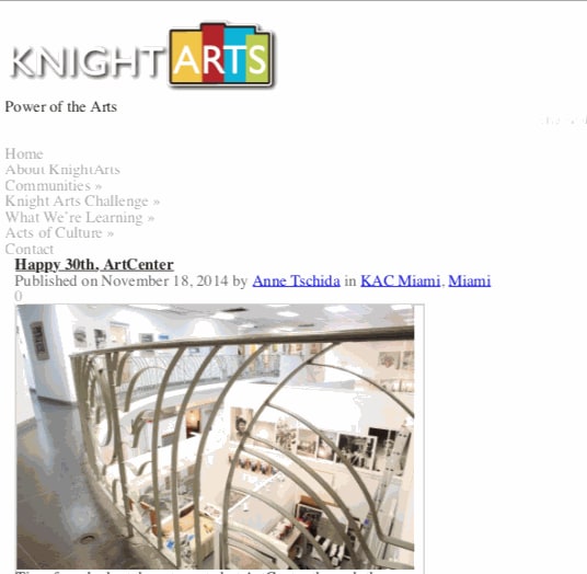 Happy 30th Art Center