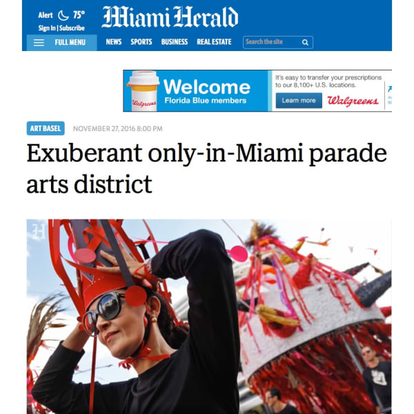 Miami Herald Faena Procession