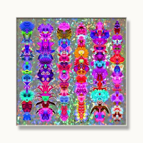 Print. Signed and Numbered. Limited Edition. $900.00, Future Eternal, Iridescent I, (Amulets for Light) 2019