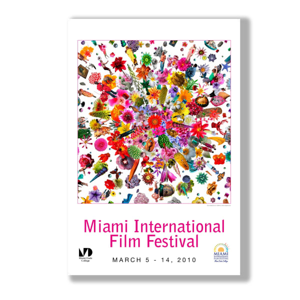 Signed Poster. Miami International Film Festival. $180.00, Poster commission, Re-Collections VI reproduction, 2010