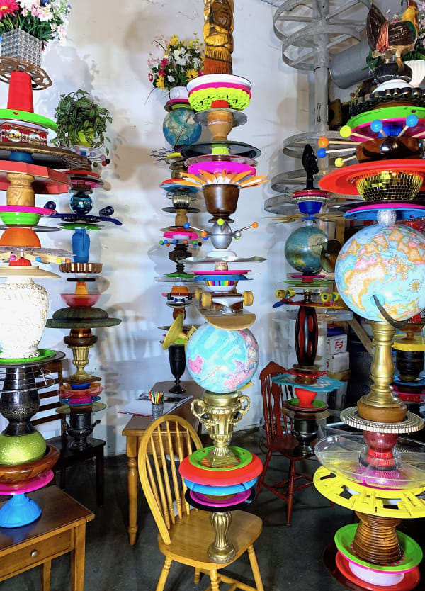 On the Edge: The Hopeful Forest, 2019 (brief video of sculptural elements at the artist studio)