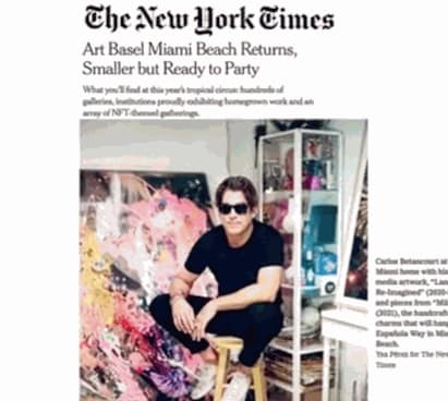 Landscapes Re-Imagined, 2020-2021, brief video featured of the series Landscapes Re-Imagined, 2020-21 and featured in the NYT