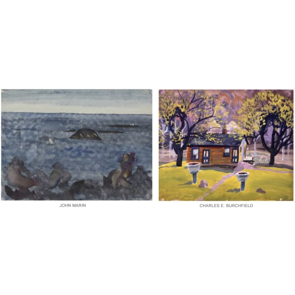 The Watercolors of John Marin and Charles E. Burchfield