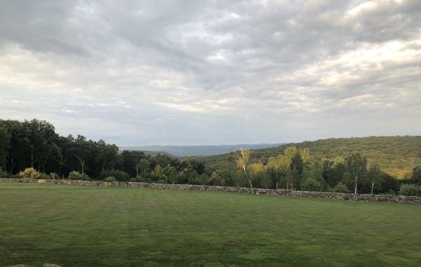 View of hills in Kent, CT