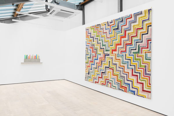 Installation View David Batchelor | Alfredo Volpi, Cecilia Brunson Projects, London (11 May - 11 Jun 2022) Photography by Eva Herzog