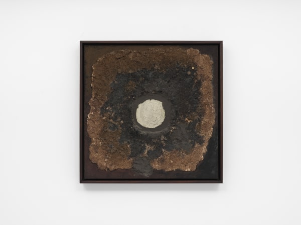 Katie van Scherpenberg b. 1940Mandala, 1985 Signed & dated on reverse Pigment, sawdust, gesso on marine plywood 52 x 52 cms 20 1/2 x 20 1/2 inches