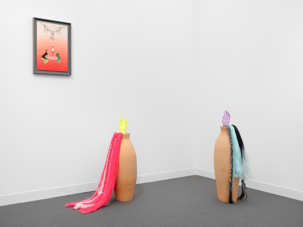 Installation view, Patricia Domínguez, Cecilia Brunson Projects at Frieze London, 2022 Photography by Eva Herzog