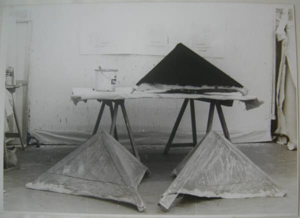 Karin Lambrecht, Untitled, 1981, 80 x 80 x 80 cm each. Realized during the classes of Professor Raimund Girke of HDK Berlin. Photo Karin Lambrecht. Courtesy of the artist