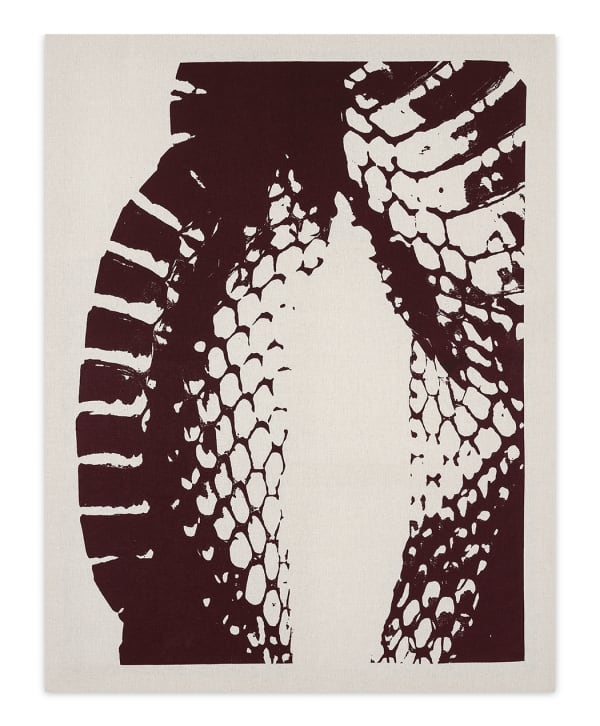 Lucía PIZZANI Sierpe A, 2019 Silkscreen on Linen 124 x 132 cm