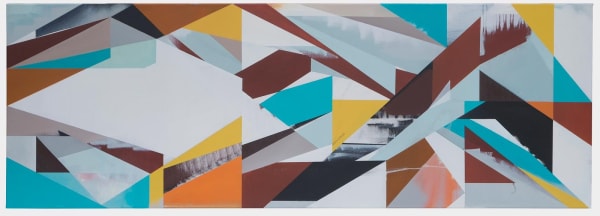 Jaime Gili - A495 Zacca Ouled, Acrylic on canvas. 80 x 225 cm