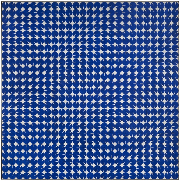 Luiz Sacilotto, Concretion 8068, 1980, Tempera on canvas on wood, 100 x 100 cm