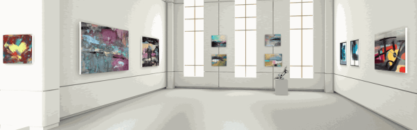 Left to right: Francine Tint, Lou Tavelli, sculpture by Gregory Steel, Eric Sanders