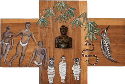 Deborah Masters, Black Madonna Cross, 2006