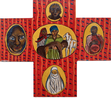 Deborah Masters, Cross with Afghanis, 2007