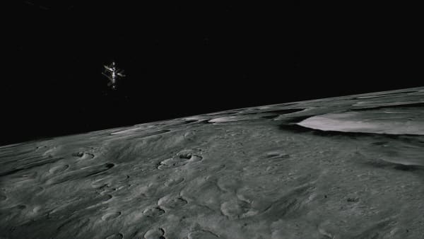 Satellite over Vavius, 2019 Archival pigment print on hahnemeulle bamboo, 30x40 inches