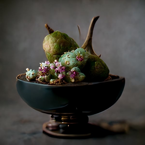 Copper Bowl with Foreign Fruit, 2022 Archival pigment print on paper, 10x10 up to 30 x 30 inches