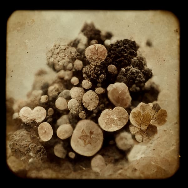 Mutation # 77761, 2021 Archival pigment print on paper, 20x20 inches or glass and gold leaf, 10x10 inches