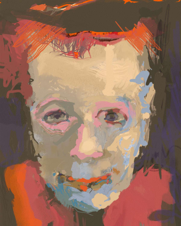 Digital Sketchbook, 2023 Archival Pigment Print, 28 x 24 inches