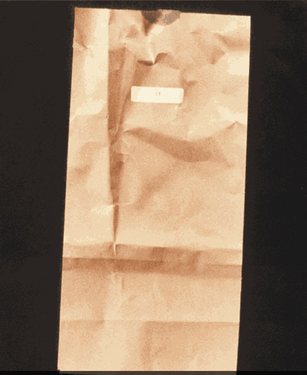 John A. O’Connor, Brown Bagging It, 1978 Mixed media on paper, 14 x 11 inches