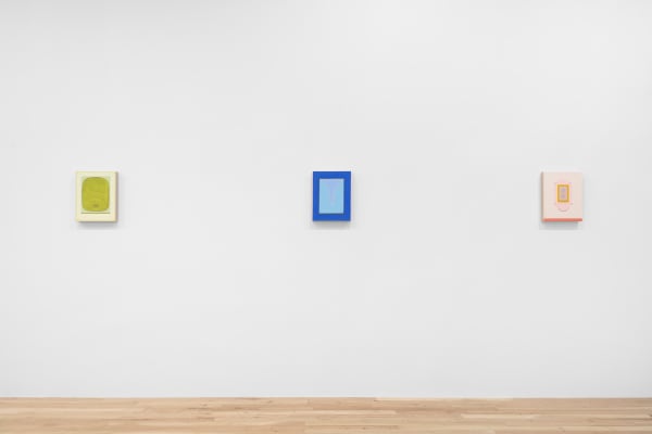 Lily Stockman, The Tilting Chair, 2023, installation view, Charles Moffett, New York