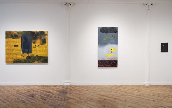 Kenny Rivero, i see you with my eyes closed, 2018, installation view, Charles Moffett, New York