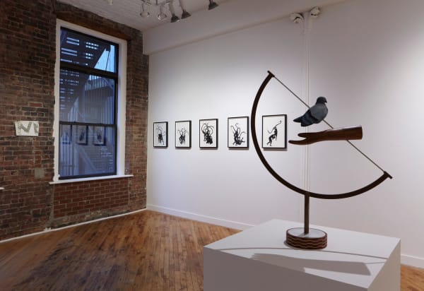 Hold On, Hold Me, 2019, installation view, Charles Moffett, New York