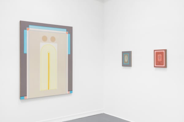 Lily Stockman, Seed, Stone, Mirror, Match, 2020, installation view, Charles Moffett, New York