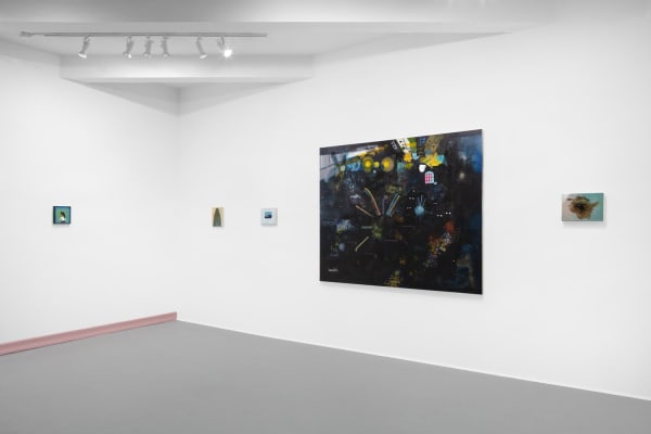 Kenny Rivero, I Still Hoop, 2020, installation view, Charles Moffett, New York