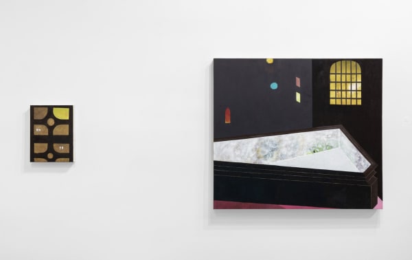 Kenny Rivero, I Still Hoop, 2020, installation view, Charles Moffett, New York