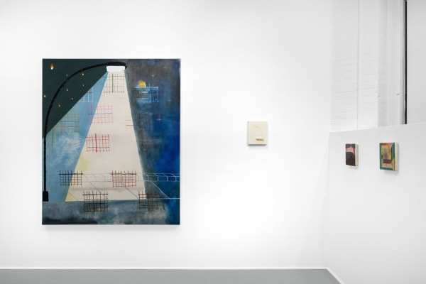 Kenny Rivero, I Still Hoop, 2020, installation view, Charles Moffett, New York