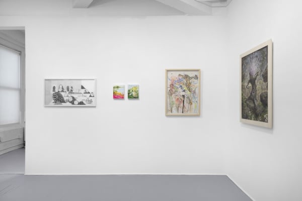 Acid Garden, 2022, installation view, Charles Moffett, New York