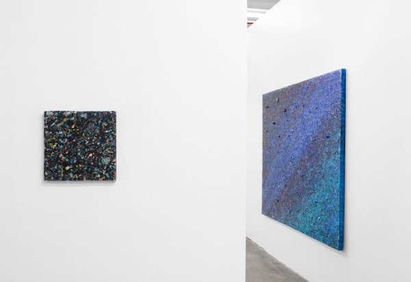 Alteronce Gumby, Somewhere Under the Rainbow/The Sky is Blue and What am I, 2021, installation view, Charles Moffett, New York