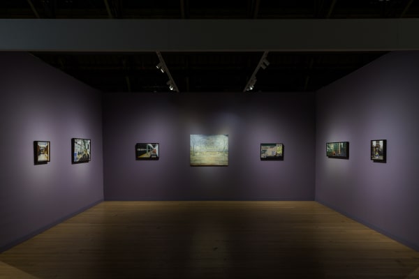 C’Naan Hamburger, installation view of Charles Moffett’s booth at ADAA: The Art Show, 2024. Photo by Silvia Ros.