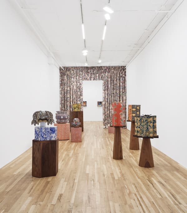 Bari Ziperstein, Set Patterns, 2023, installation view, Charles Moffett, New York. Photo: Thomas Barratt