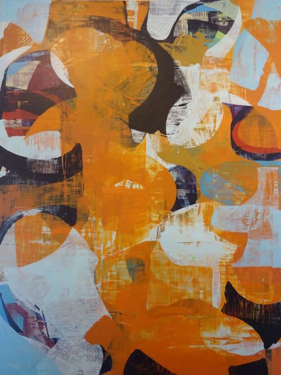 Pete Sack, Gemini (Pollux), 2020, 48 x 36 inches, Acrylic on canvas, Courtesy of The Mahler Fine Art