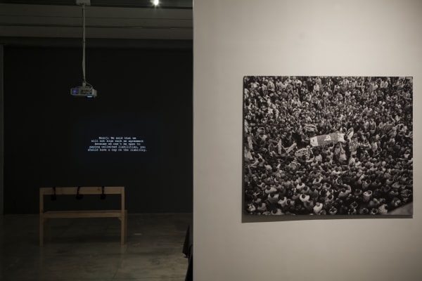Aesthetic Bind: Citizen Artist: Forms of Address, display view, 2013