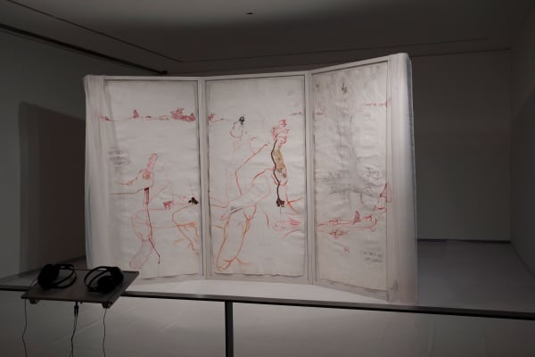 Mithu Sen Black Candy, display view, 2010