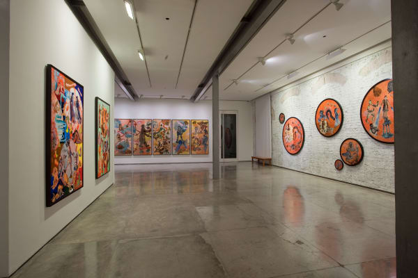 Nalini Malani Splitting the Other, display view, 2010