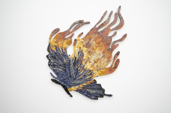 THEY BROUGHT BLUE BUTTERFLIES AND RELEASED THEM IN THE FIRE TO DANCE