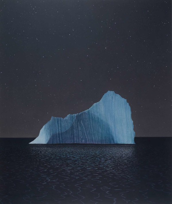 Nick Jones - A Deeper Presence, Moonlit Iceberg off Cape Mercy, Baffin Island, 2023