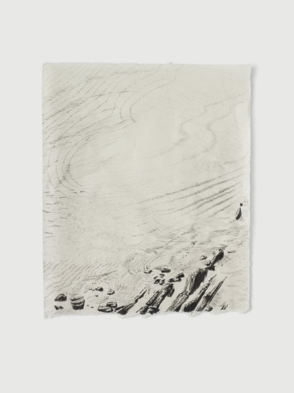 Mimi Robson, Wind over Greenaway Beach, Morwenstow