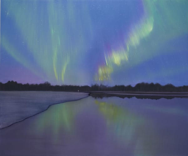 Nick Jones, Aurora Reflected, Ice and Water, 2016