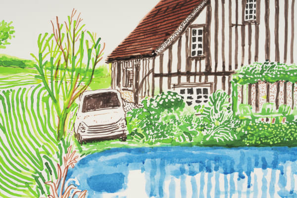 David Hockney Normandy