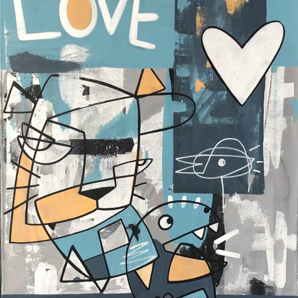 Love is Work, 100 X 40 / Acrylic on Canvas / 2022