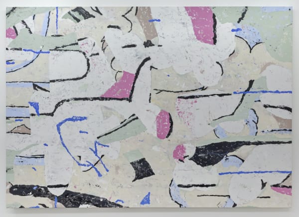 Untitled 1 2025 acrylic on canvas; unique 55 x 77 inches, unframed signed and dated verso $7,500 plus HST