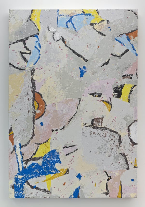 Untitled 4 2025 acrylic on canvas; unique 37 x 25 inches, unframed signed and dated verso $3,800 plus HST