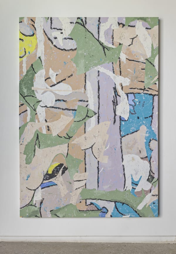 Untitled 2 2025 acrylic on canvas; unique 77 x 54 inches, unframed signed and dated verso $7,500 plus HST